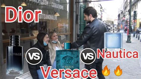 versace blue jeans vs nautica voyage|fragrance street battle versace.